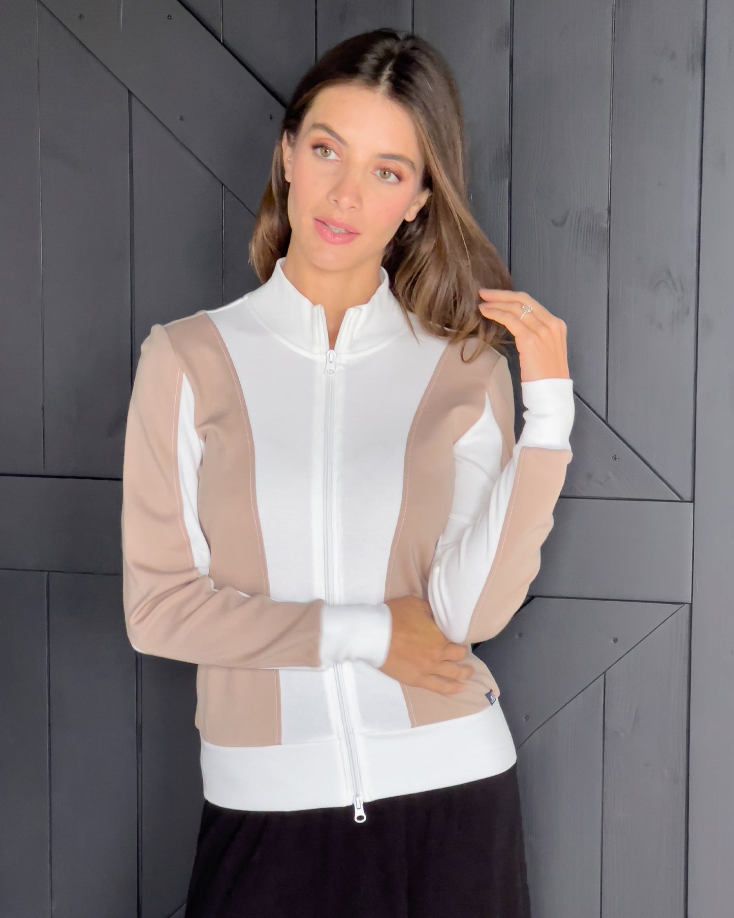 Contrast Seam Bomber