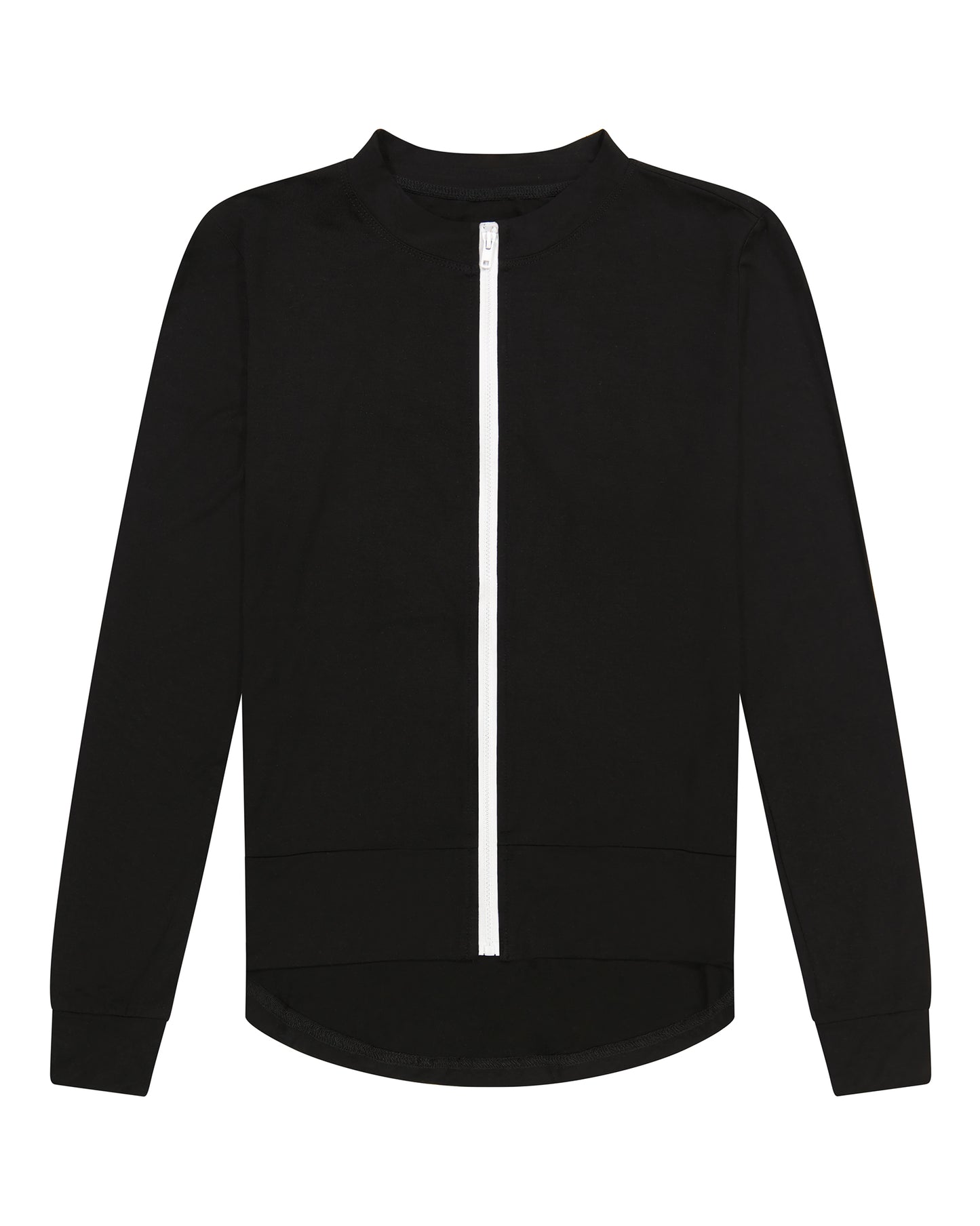 Long Back Zip tee