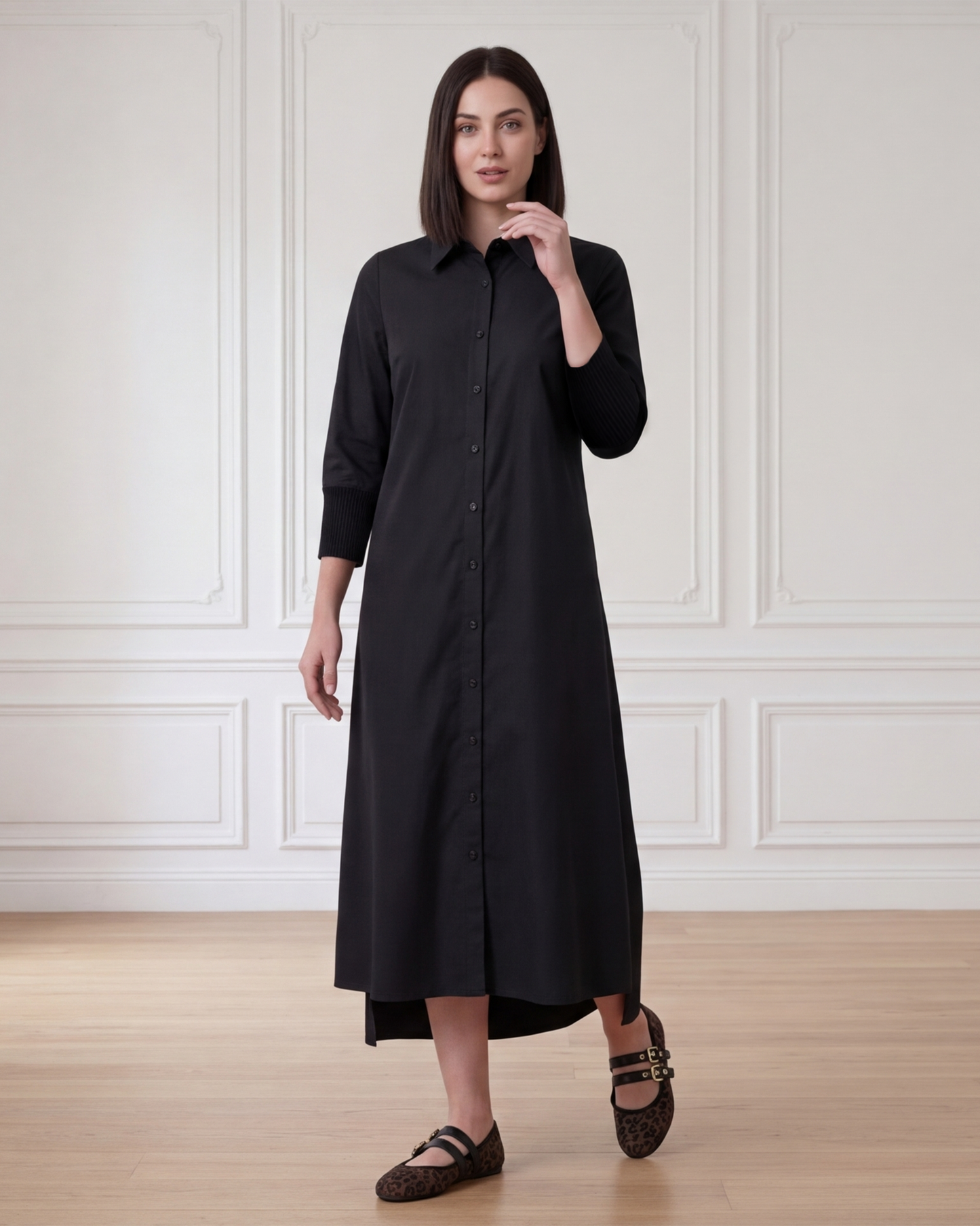 Oversized Blouse Dress