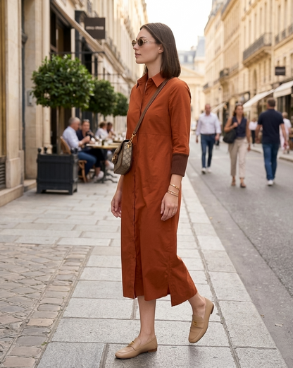 Oversized Blouse Dress