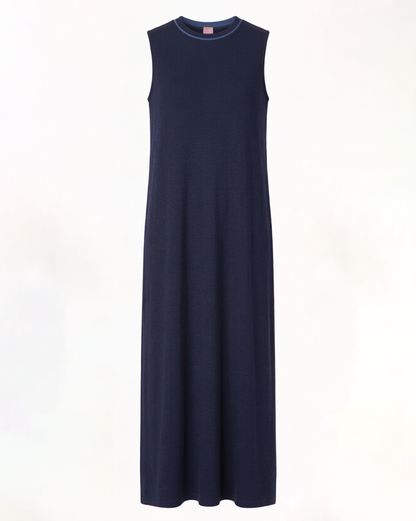 Piping Sleeveless Maxi Dress Set