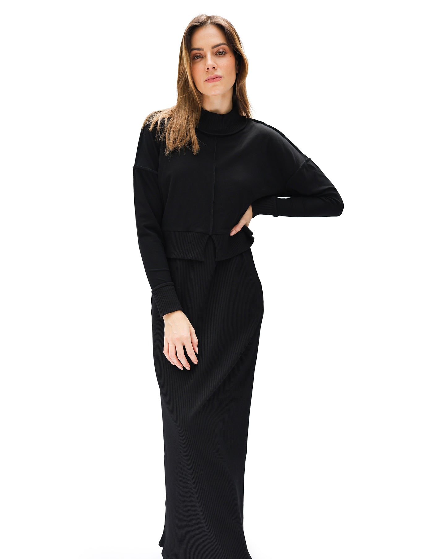 Reversed Seam Crop Top