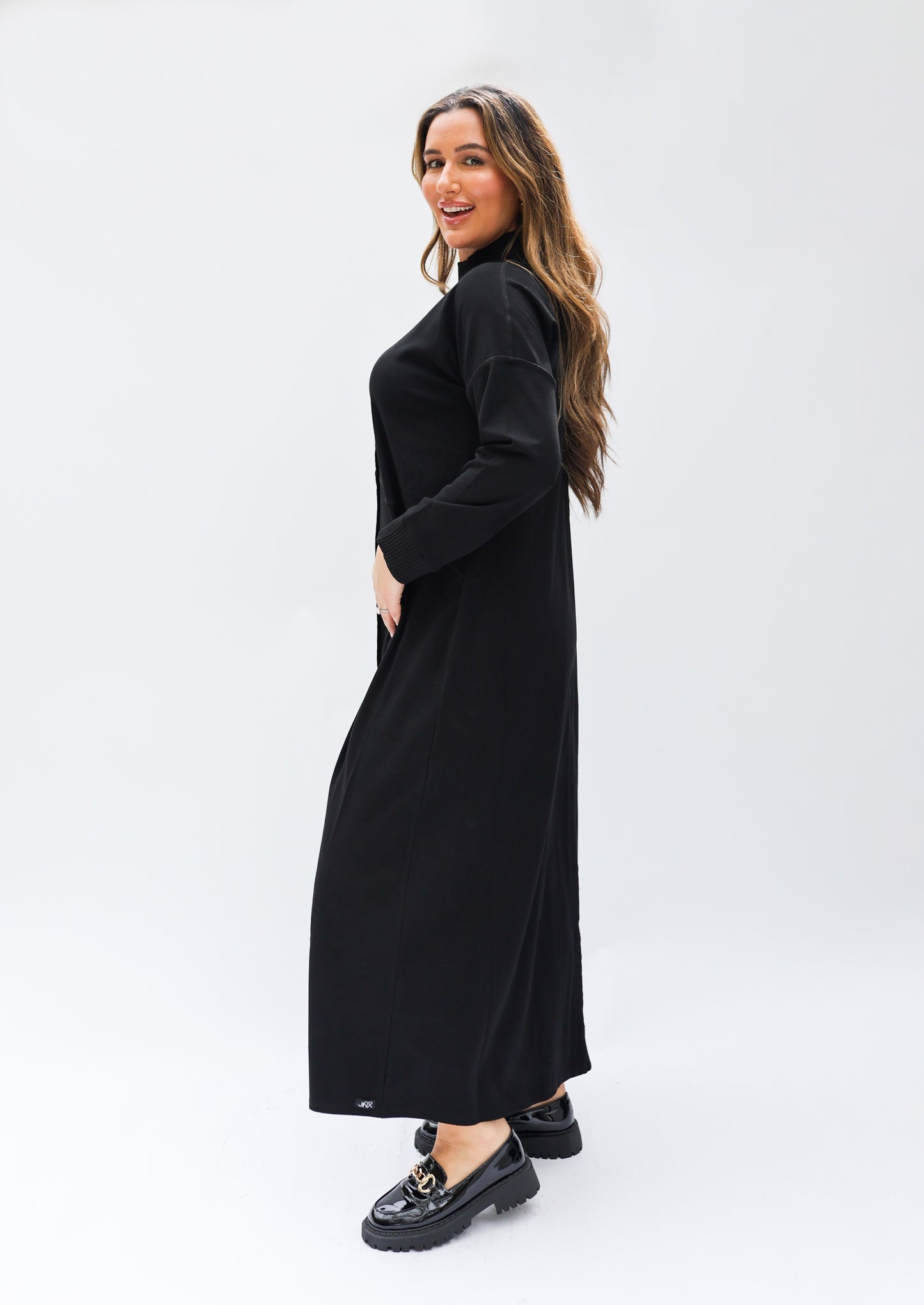Reversed Seam Maxi Dress