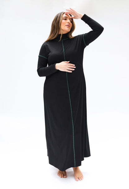 Reversed Seam Maxi Dress