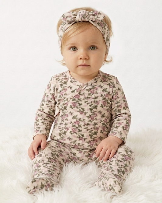 The Bedtime Bestie Baby Layette and Blanket