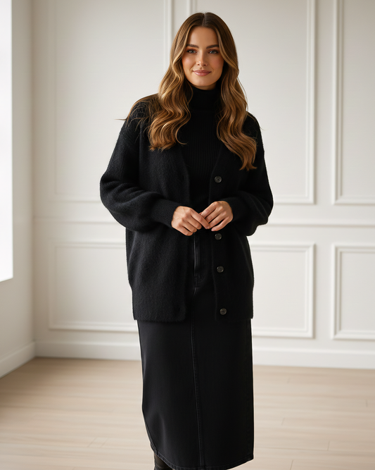 Long Fluffy Cardigan